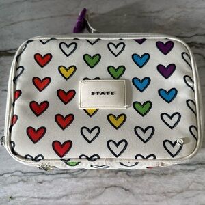 State Rodgers Lunch Box, Rainbow Hearts - Insulated